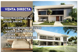 PUNTA CANA, 5 Habitaciones Habitaciones, 0 ,0,Villa,En Venta,PUNTA CANA VILLAGE,0,1173